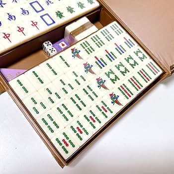未使用品 7分 麻雀牌 背金× 透明 ラメ ジャンボ牌 特大牌 來生財 豊樂 Amazon | 7分 麻雀牌 背金× 透明 ラメ ジャンボ牌 特大牌 來生財
